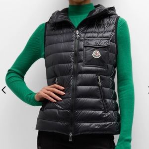 Authentic MONCLER Glygos Hooded Puffer Vest